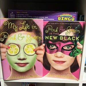 Pink & Green Book Set by Lisa Greenwald